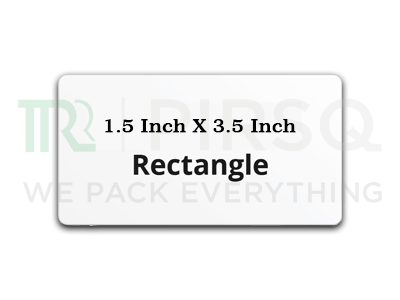 Paper Stickers | Rectangle | 1.5" X 3.5" Image