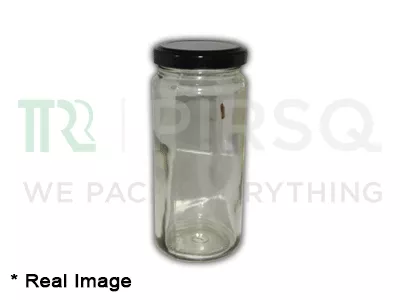 Glass Jar With Cap | Tall | 250 ML