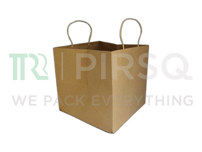 Cake Delivery Bag | Brown | W-9" X L-9" H-9.5" Image