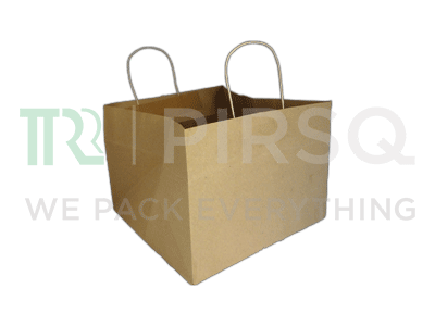 Pizza Bag | Brown | W-11" X L-11" H-8" Image