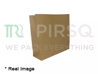 Brown Paper Bag | 80 GSM Kraft | L-10.5" X W-3.1" x H-9.5"