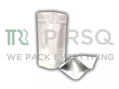 White Plastic Stand Up Pouch | W-4" X H-6"