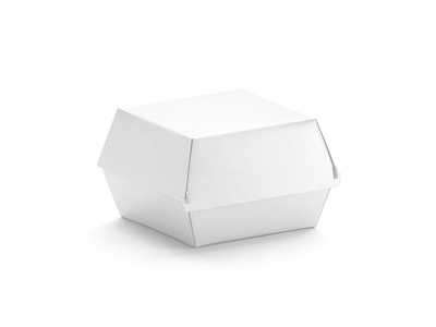 White Burger Box | Regular Image
