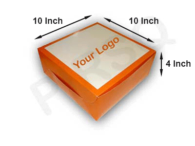 3 Ply Duplex Printed Cake Boxes for 500gram 885 Inch MultiColor   BoxFox Design  Print  Packaging