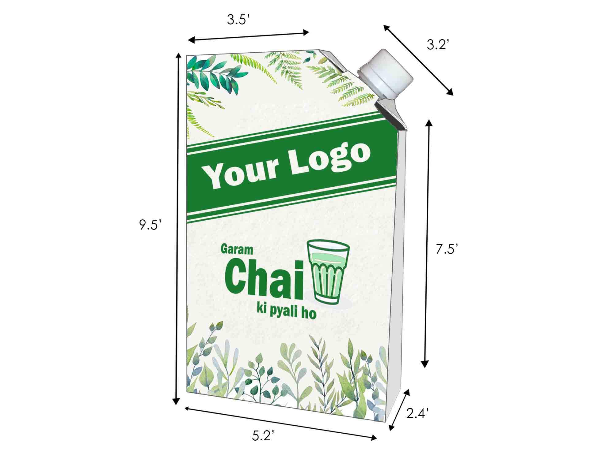 Buy Disposable Tea Flask With Logo 500 ML, Chai Flask in Bengaluru