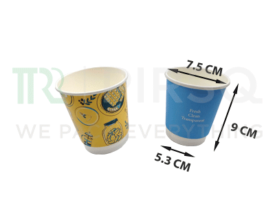 160 ML DISPOSABLE PAPER CUP, Packet Size: 40