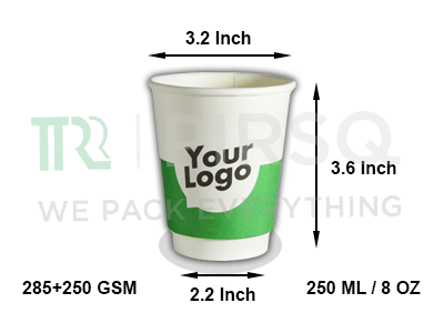 Premium Vector | Vector graphic paper cup and drink cup with coffee logo