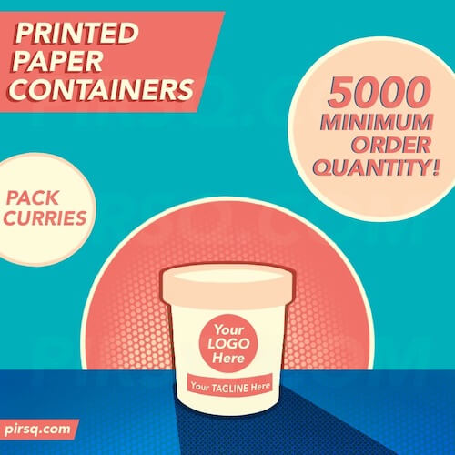 Printer Round Paper Containers